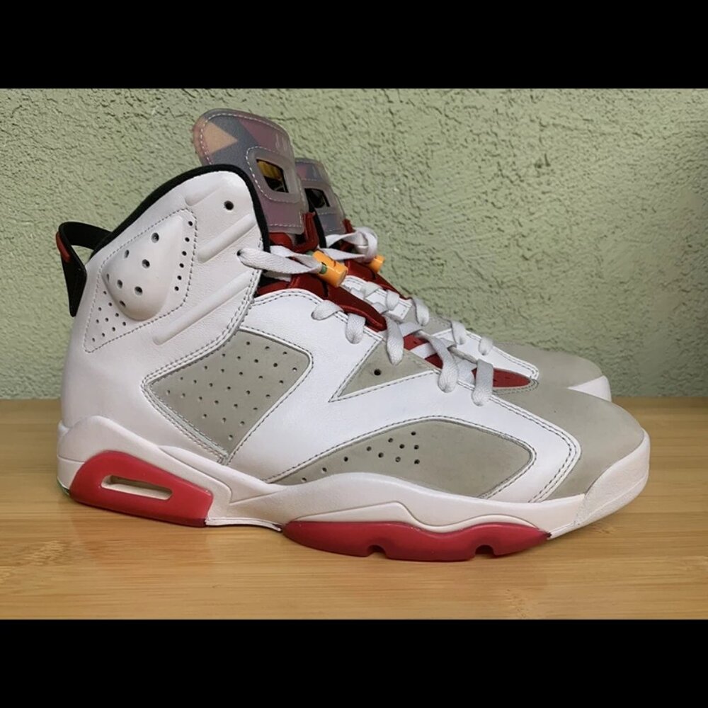 Size 12 - Nike Air Jordan Retro VI 6 Retro Hare Grey‎ White True CT8529-062